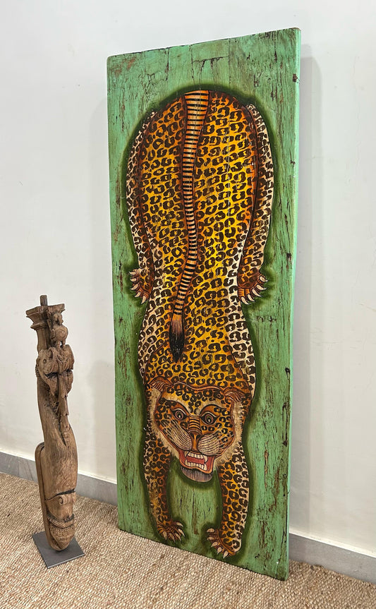 Antique Wooden Wall Décor Painting