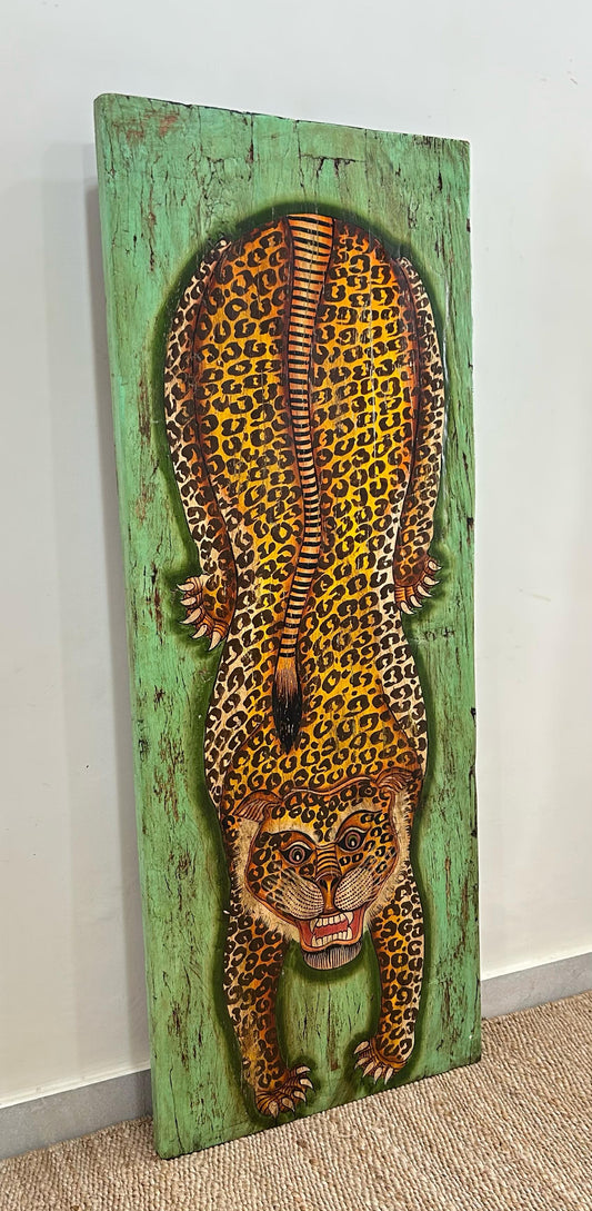 Antique Wooden Wall Décor Painting