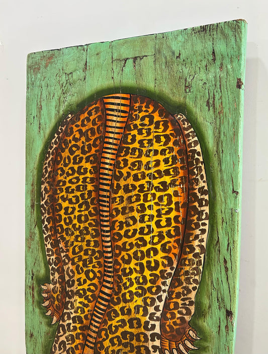 Antique Wooden Wall Décor Painting