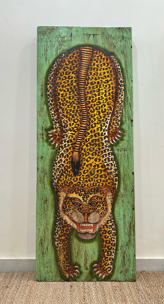 Antique Wooden Wall Décor Painting