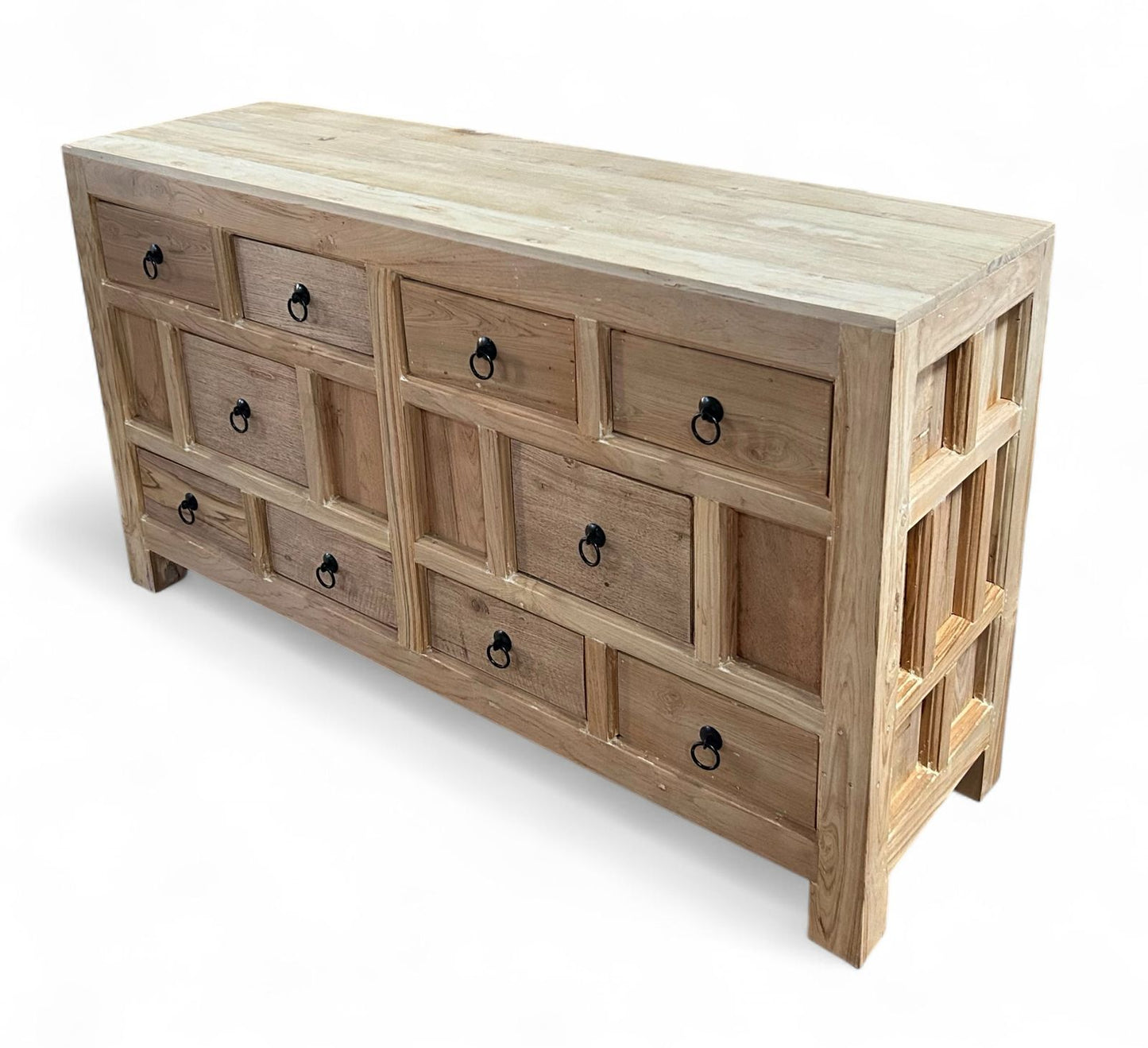 reclaimed wood vintage drawers chest / side board
