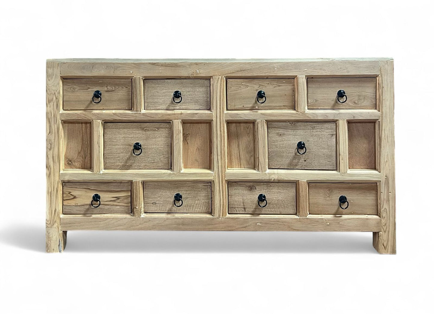 reclaimed wood vintage drawers chest / side board