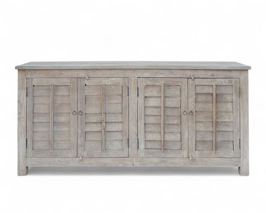 Recmlaimed Wood Shutter Door Side Board