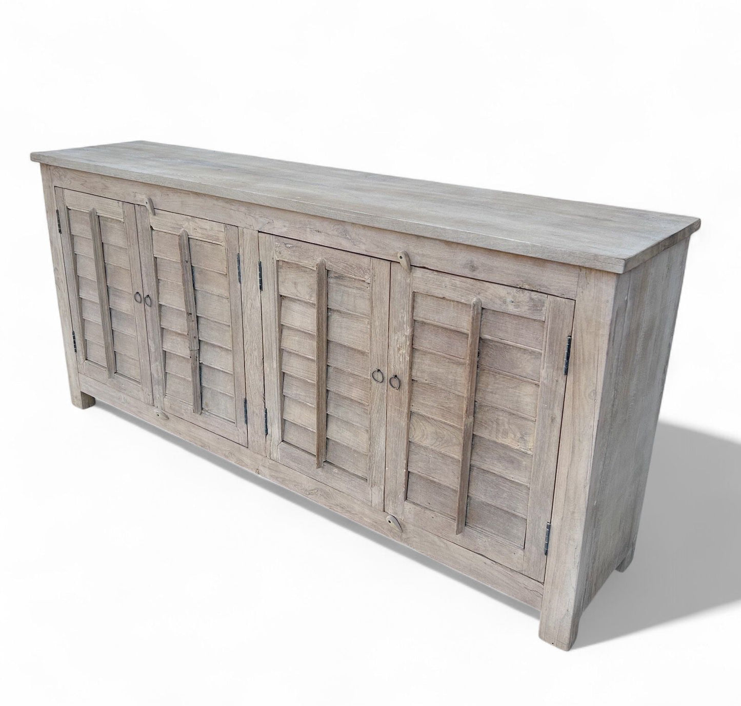 recmlaimed wood shutter door side board