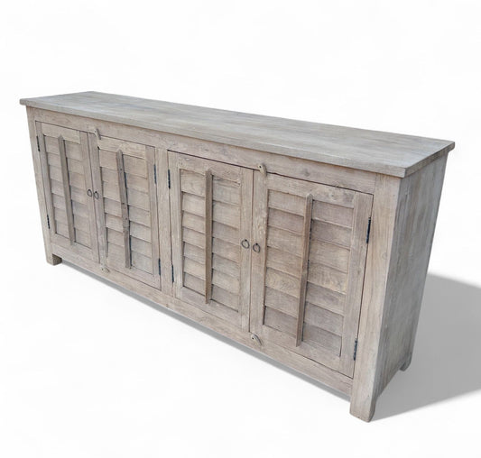 Recmlaimed Wood Shutter Door Side Board