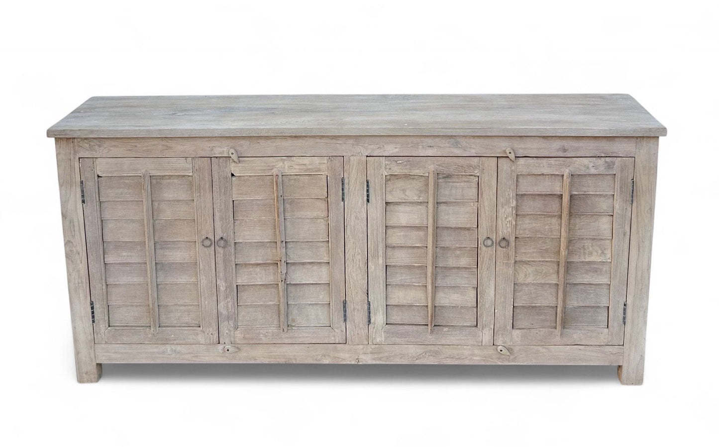 recmlaimed wood shutter door side board