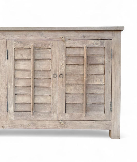 Recmlaimed Wood Shutter Door Side Board