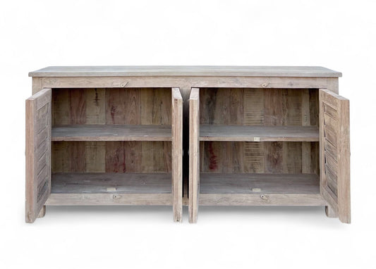 Recmlaimed Wood Shutter Door Side Board