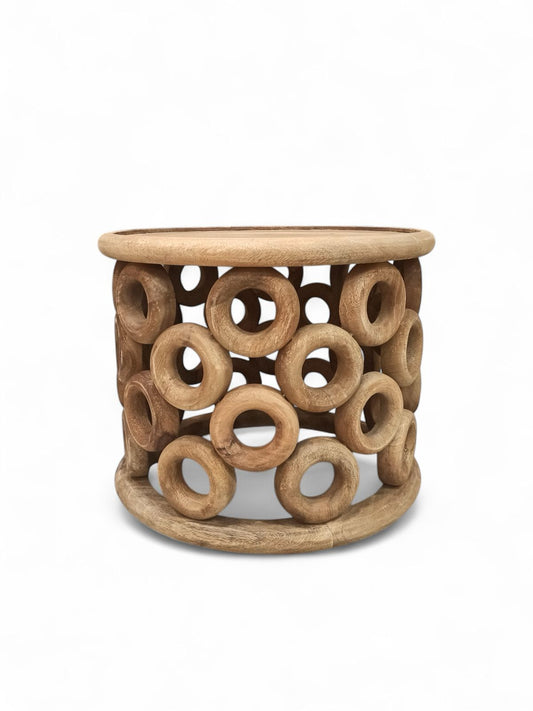 Solid Mango Round Coffee Table