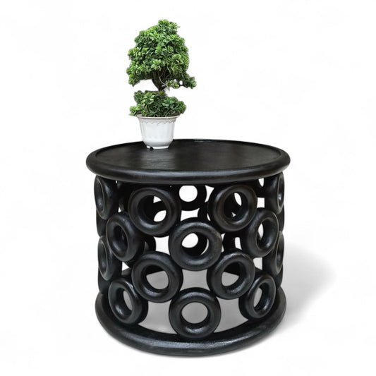 Solid Mango Round Coffee Table