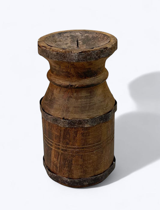 Reclaimed Wood Candle Holder Set Of 3