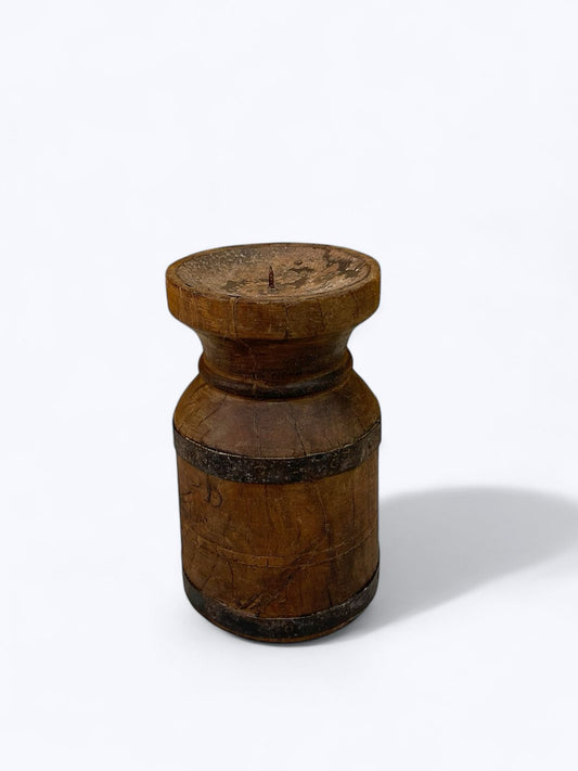 Reclaimed Wood Candle Holder Set Of 3