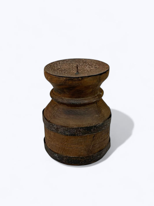 Reclaimed Wood Candle Holder Set Of 3