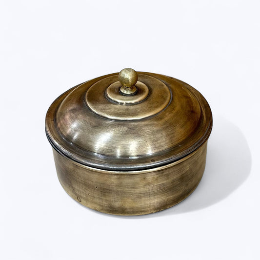 Vintage Brass Chapati Box
