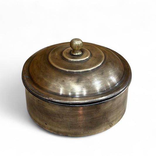 Vintage Brass Chapati Box