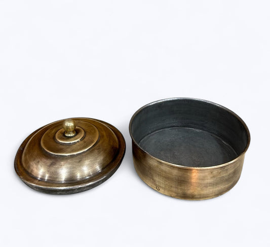 Vintage Brass Chapati Box