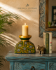 Vintage Reclaimed Wood Seeder Candle Holder