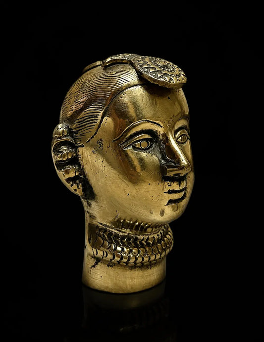 Handcrafted Brass Gouri Idol Statue