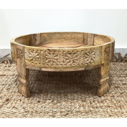 Wooden Décor Chakki Table / Grinder Coffee Table