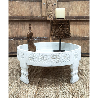 Wooden Décor Chakki Table / Grinder Coffee Table