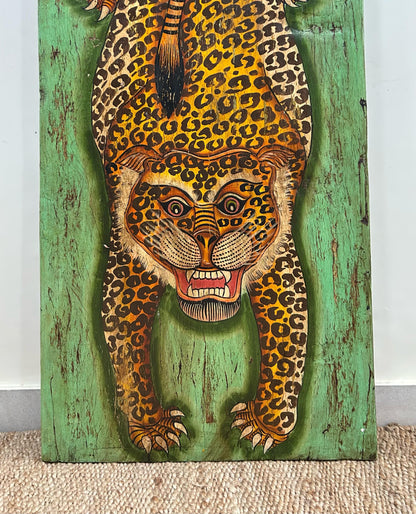 Antique Wooden Wall Décor Painting
