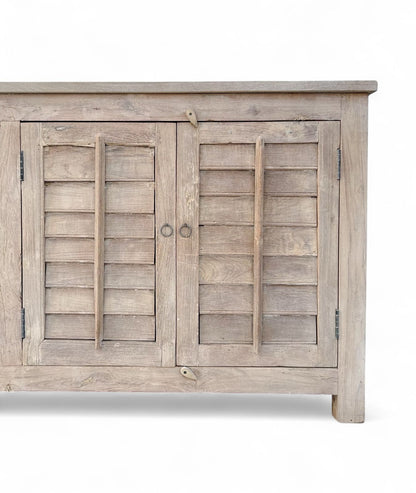 Recmlaimed Wood Shutter Door Side Board