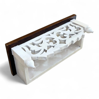 Mango Wood Handcrafted Wall Shelf