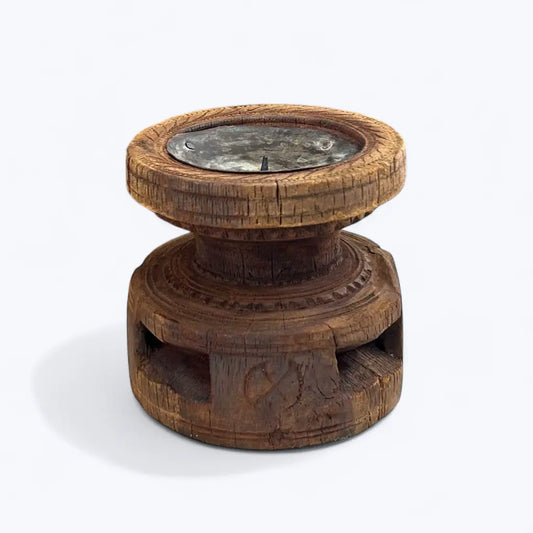 Vintage Seeder Candle Holder