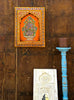 Handcrafted Wooden Floral Jharokha Wall Frame with Hand-Painted Artwork