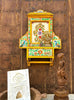 Hand-Painted Wooden Wall Cabinet | Traditional Floral & Bird Design | Decorative Wall Décor