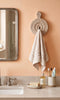 Handcrafted Mango Wood Wall Hook Hanger | Bleached Finish Decorative Wall Hook | Rustic Wooden Key & Towel Holder